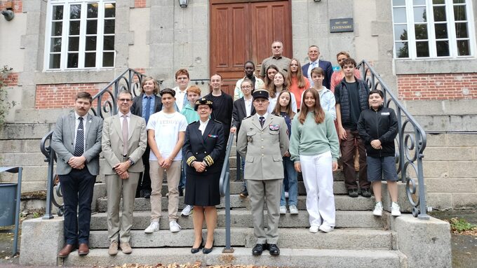 Inauguration de la classe défense du collège Jules Marouzeau - 29/09/2023