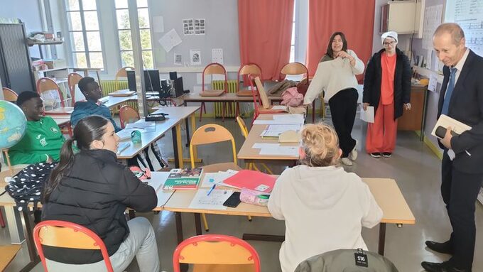 Visite de Monsieur l'IA-DASEN